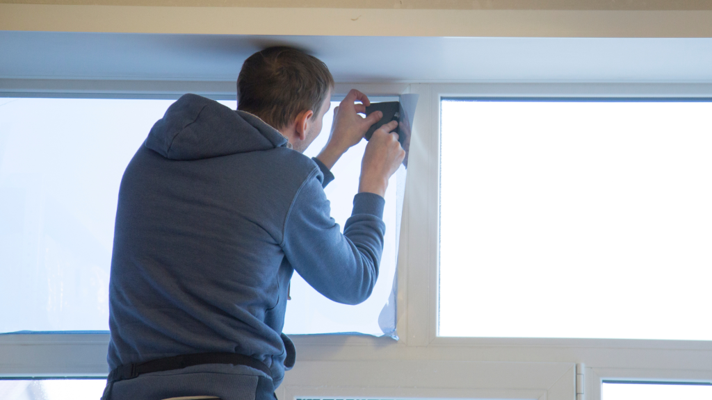 Solar Security Window Films Installation