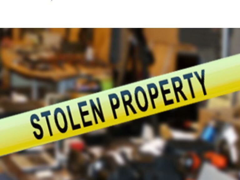 What happens to stolen property?