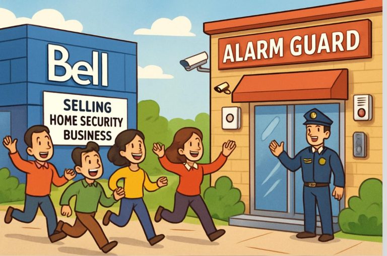 Bell security customers running to Alarm Guard