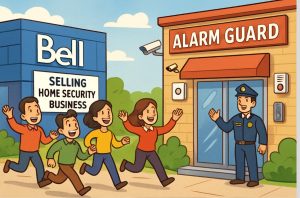Bell security customers running to Alarm Guard