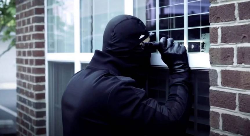 What happens when someone breaks into a hom and takes nothing